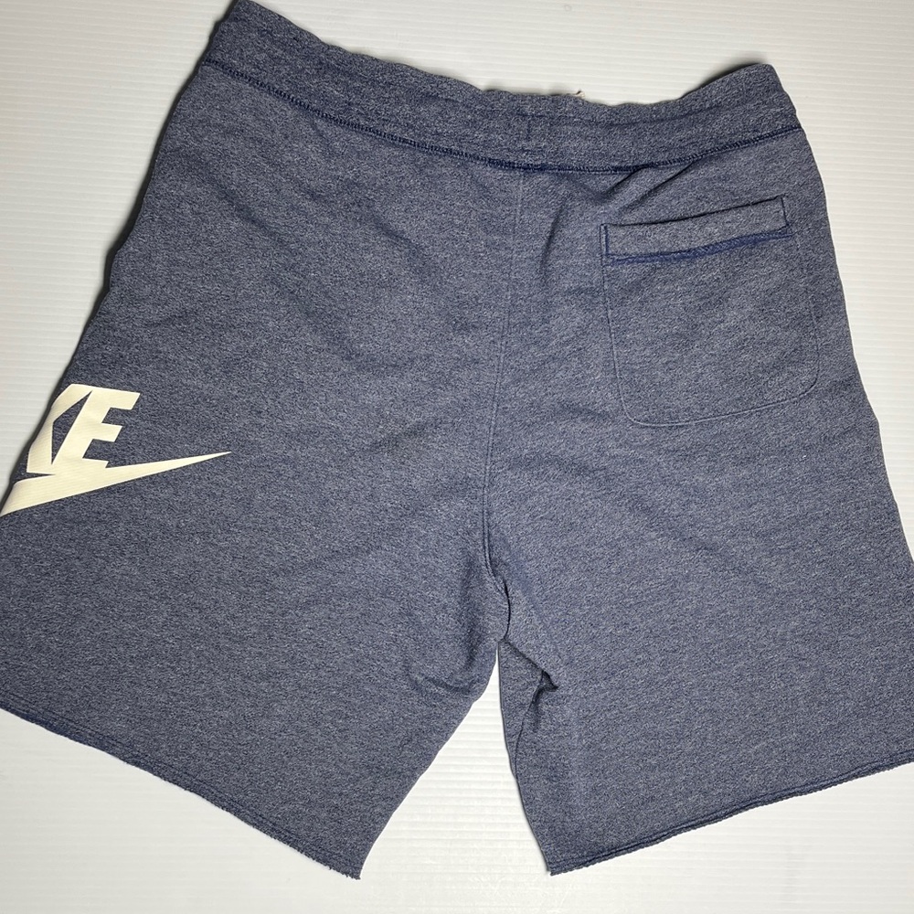 Nike Blue Athletic Shorts with White Logo - Picture 6 of 6